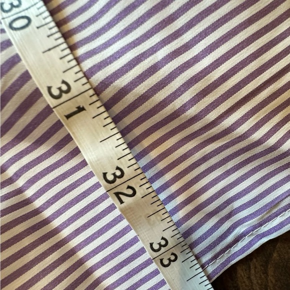 Simplee Plus NWT Purple and White Striped Blouse - Picture 8 of 8